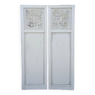 Pair of Art Deco Door panels with patina 1930