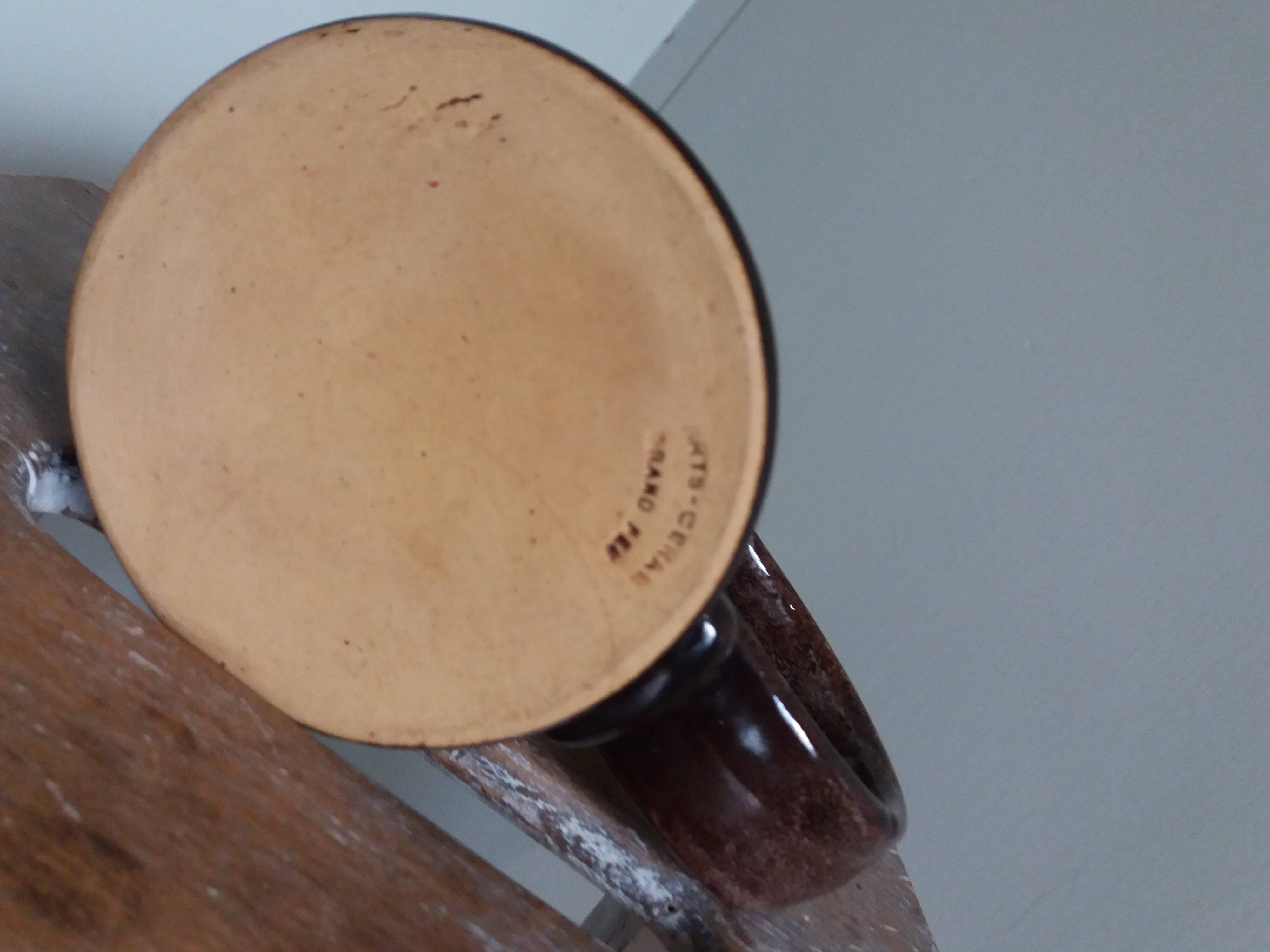 Mug cup Sandstone from Puisaye Arts-Céram 50s