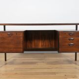 Mid-Century Freestanding Rosewood Desk by Kai Kristiansen for Feldballes Møbelfabrik, 1960s
