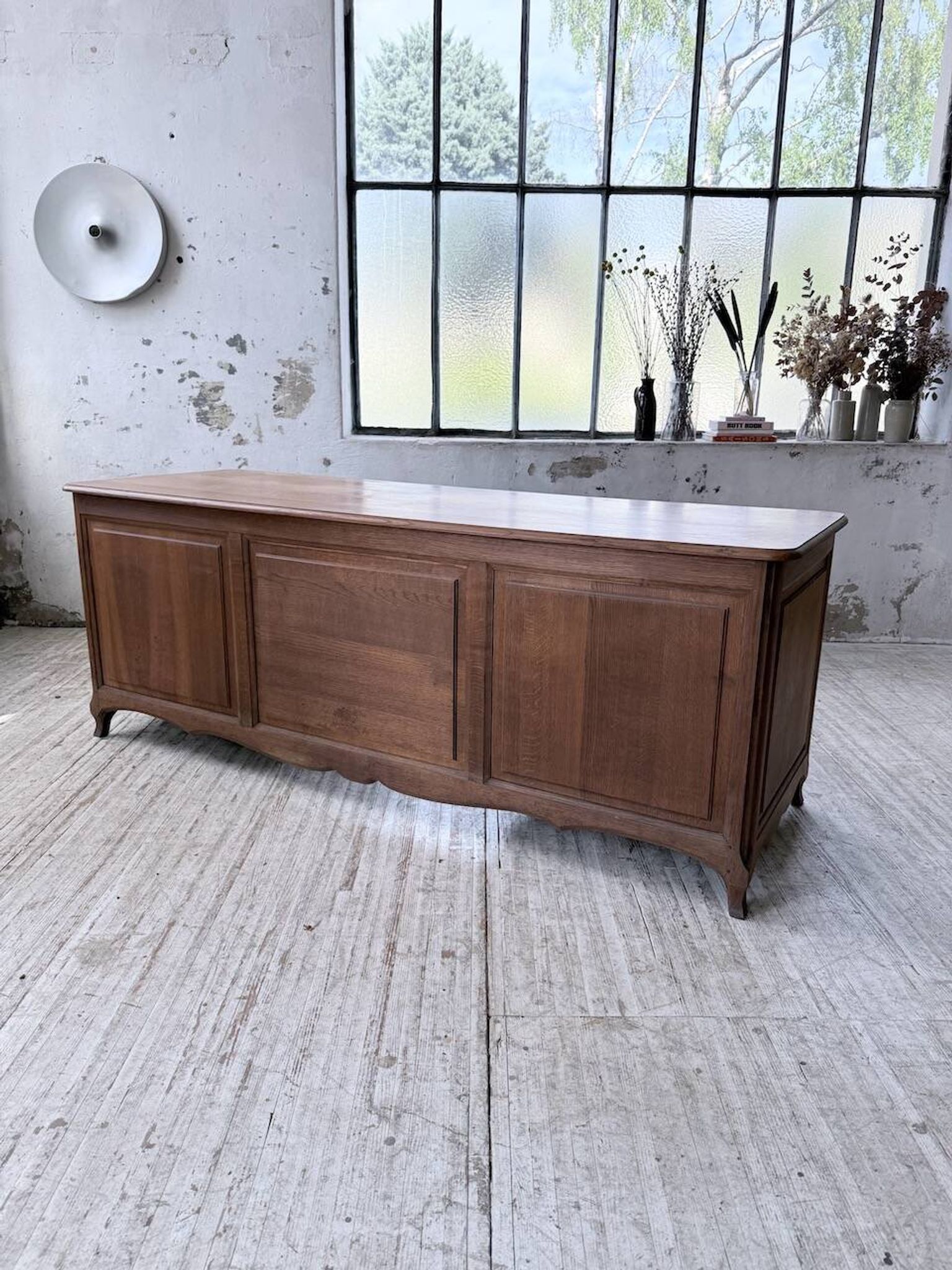 Oak desk or counter 1960