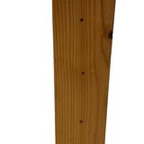 Vintage Scandinavian modern pinewood slatted bench from the 1960's