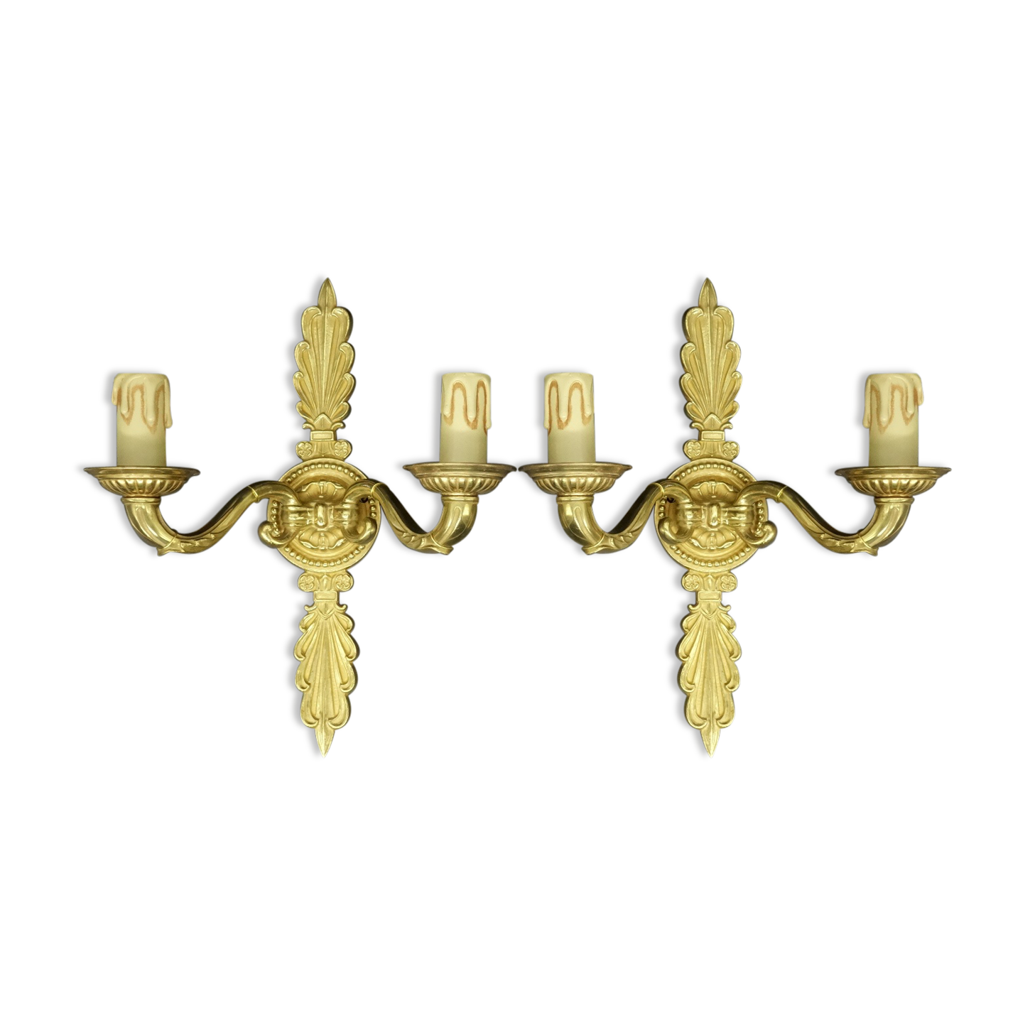 Pair of wall lights, Empire style
