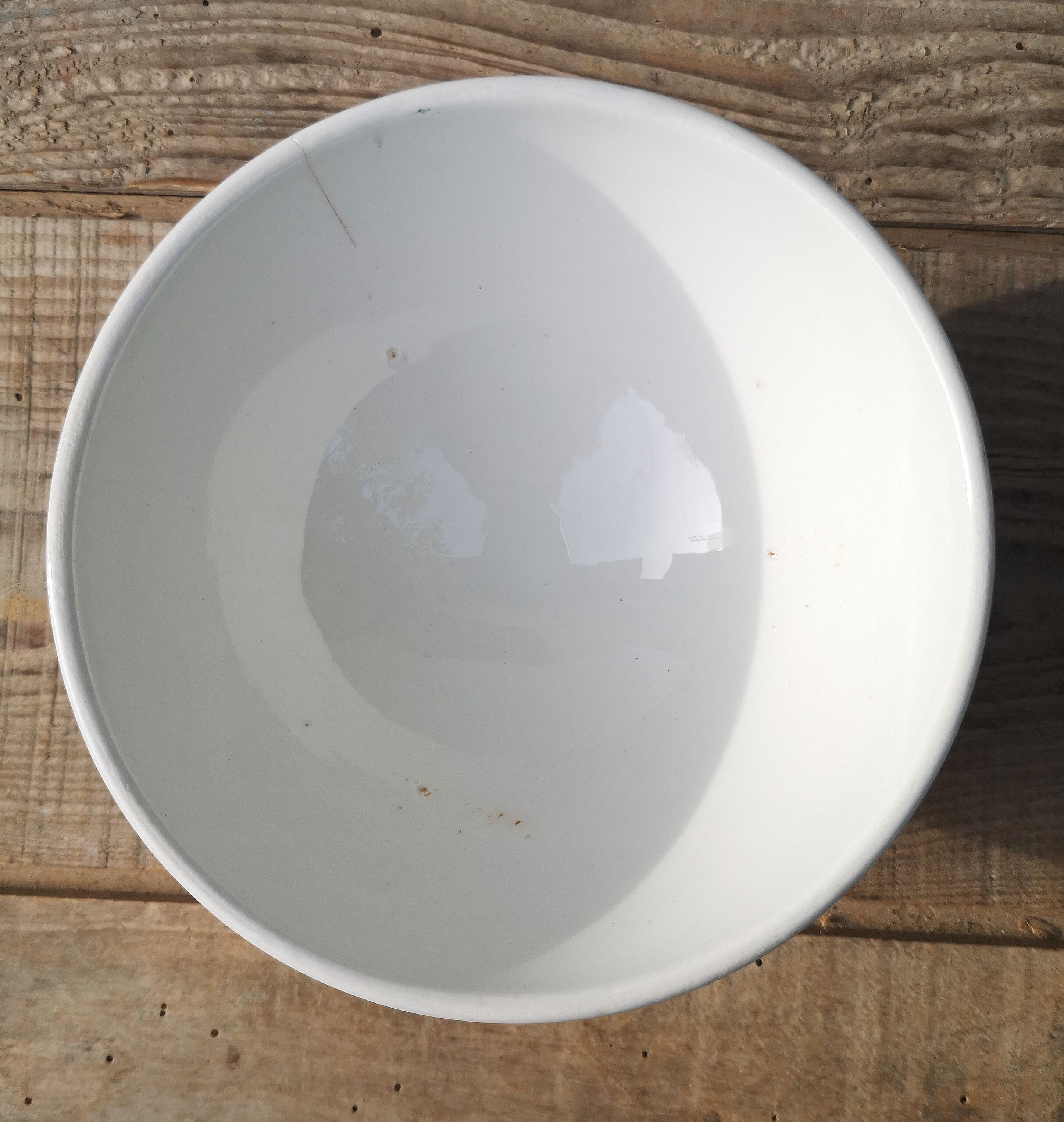 Old bowl "Luxeuil" Hbcm + plate