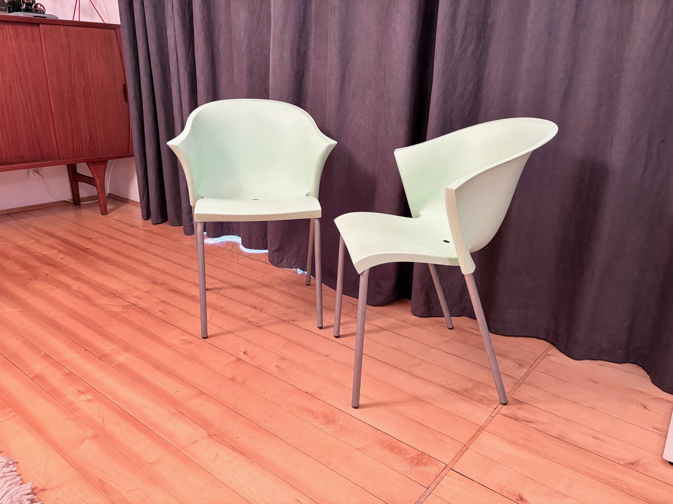 Pair of Bla Bla Bla chairs designed by Marco Maran for Parri A. & CO.