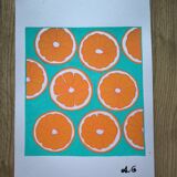 Orange paint