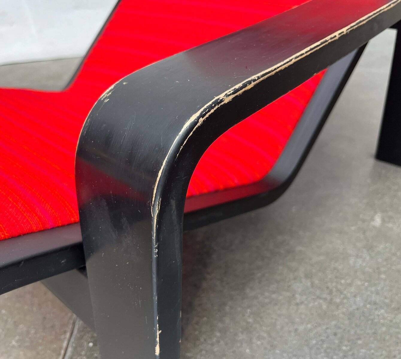 Mid-century modern Pulkka lounge chair by Ilmari Lappalainen for Asko, Finland, 1960s.