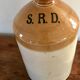 40s varnished sandstone canister