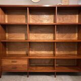 vintage teak bookcase / shelf