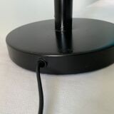 Yellow and black metal lamp