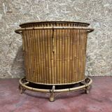 Rattan and bamboo bar