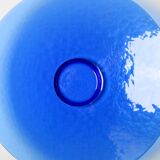Mid-Century Murano Glass Plate: Cobalt Blue Guido Ferro Centerpiece
