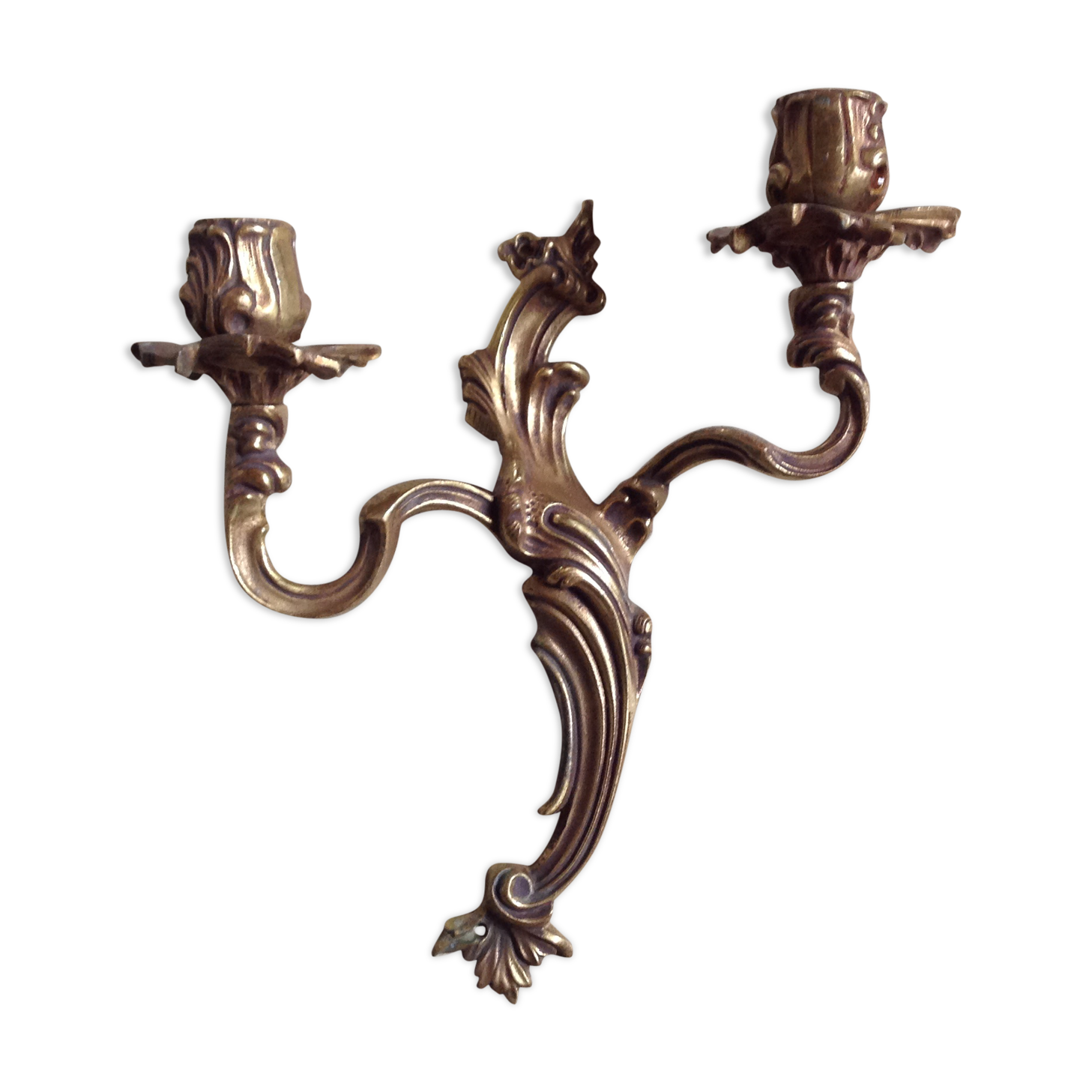 Bronze candle holder