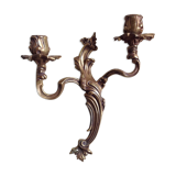 Bronze candle holder