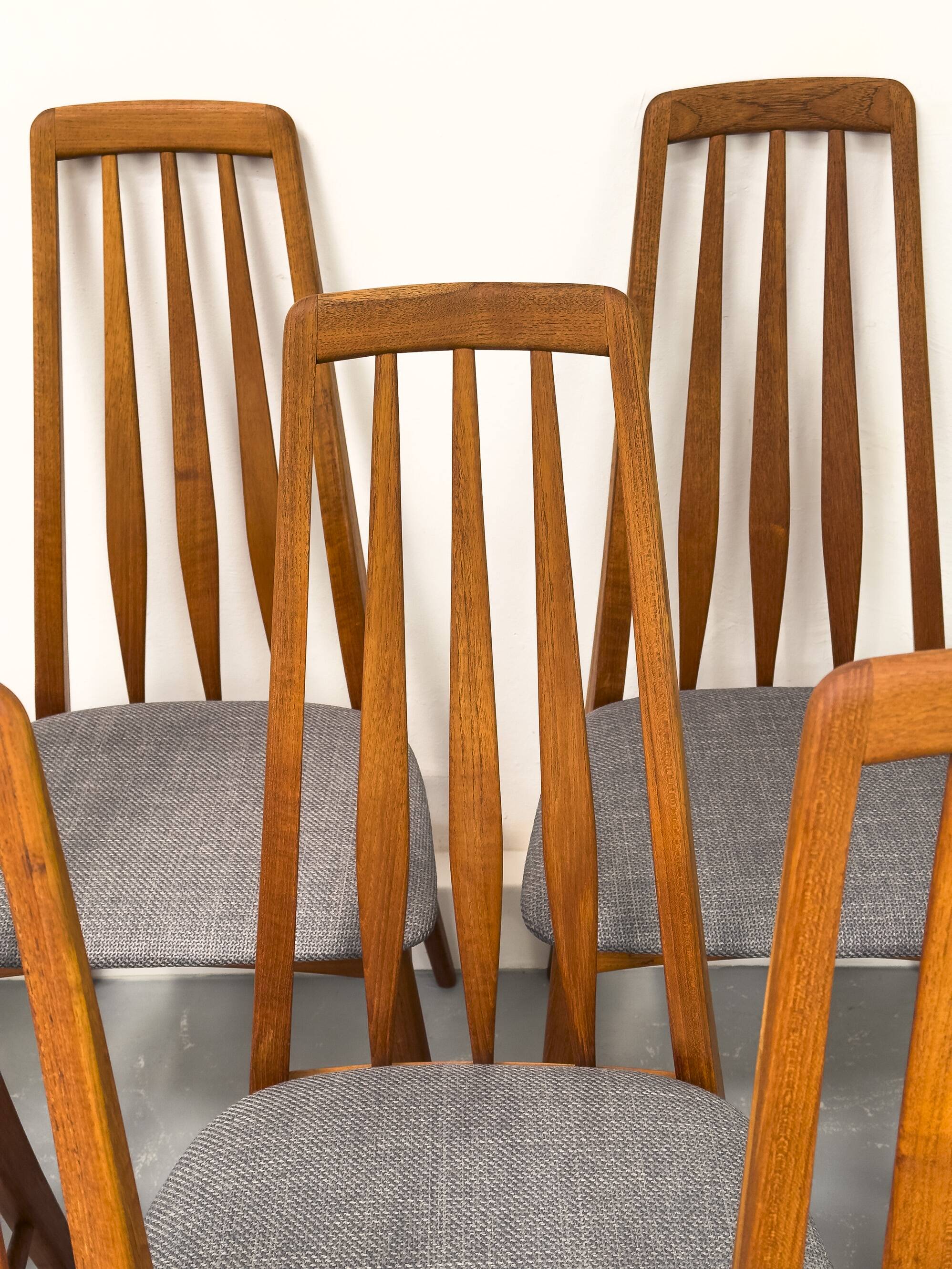 Chaises Eva de Niels Koefoed pour Hornslet Møbelfabrik, 1960