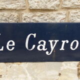 Plate light vintage blue Le Cayrou