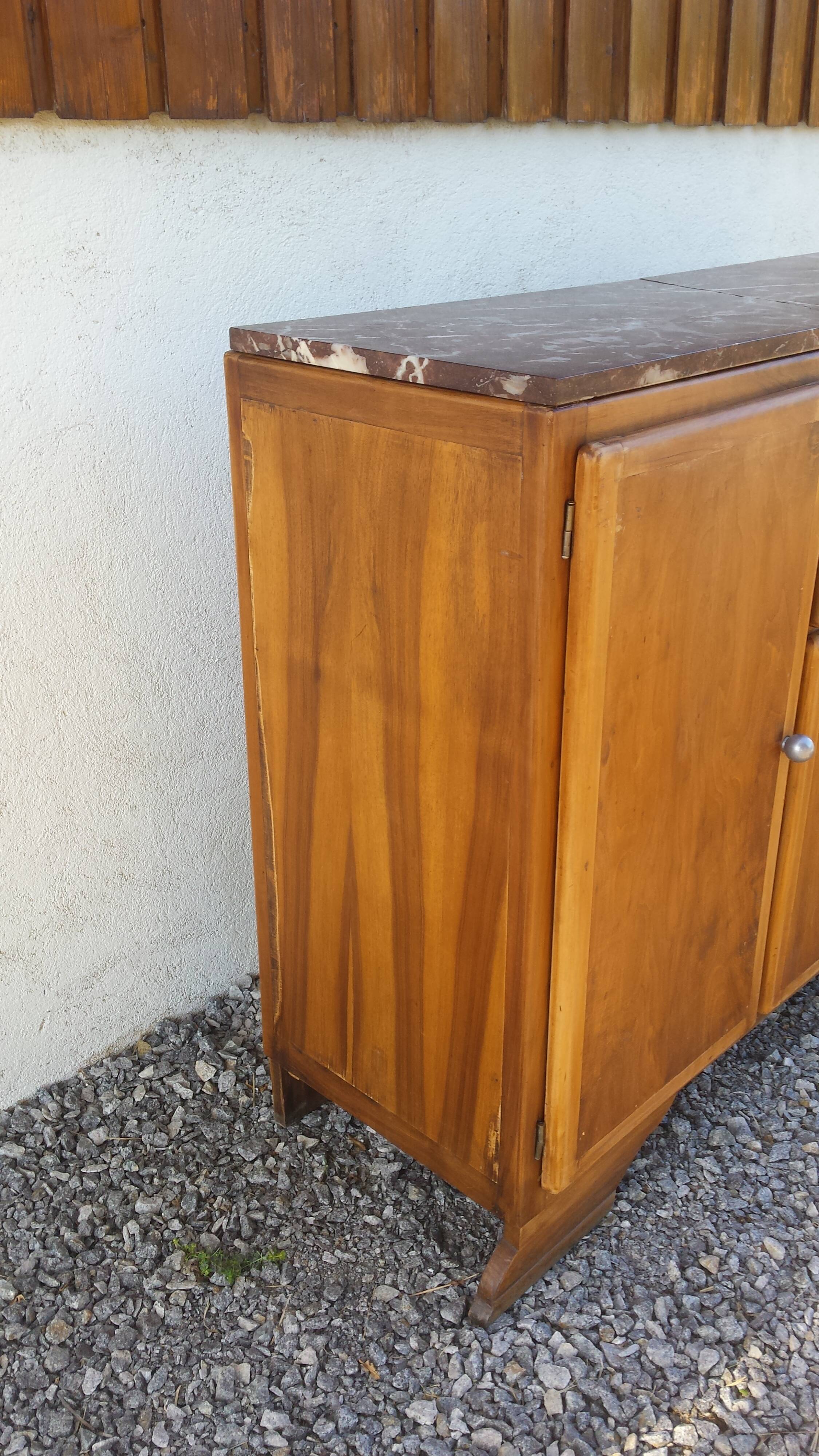 Mado buffet, pink marble tray