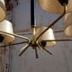 Lustre vintage en laiton