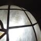 Vintage pendant in mother-of-pearl and brass
