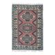 1970s Vintage Turkish Oushak Handmade Wool Cotton Pink Area Rug  192x256