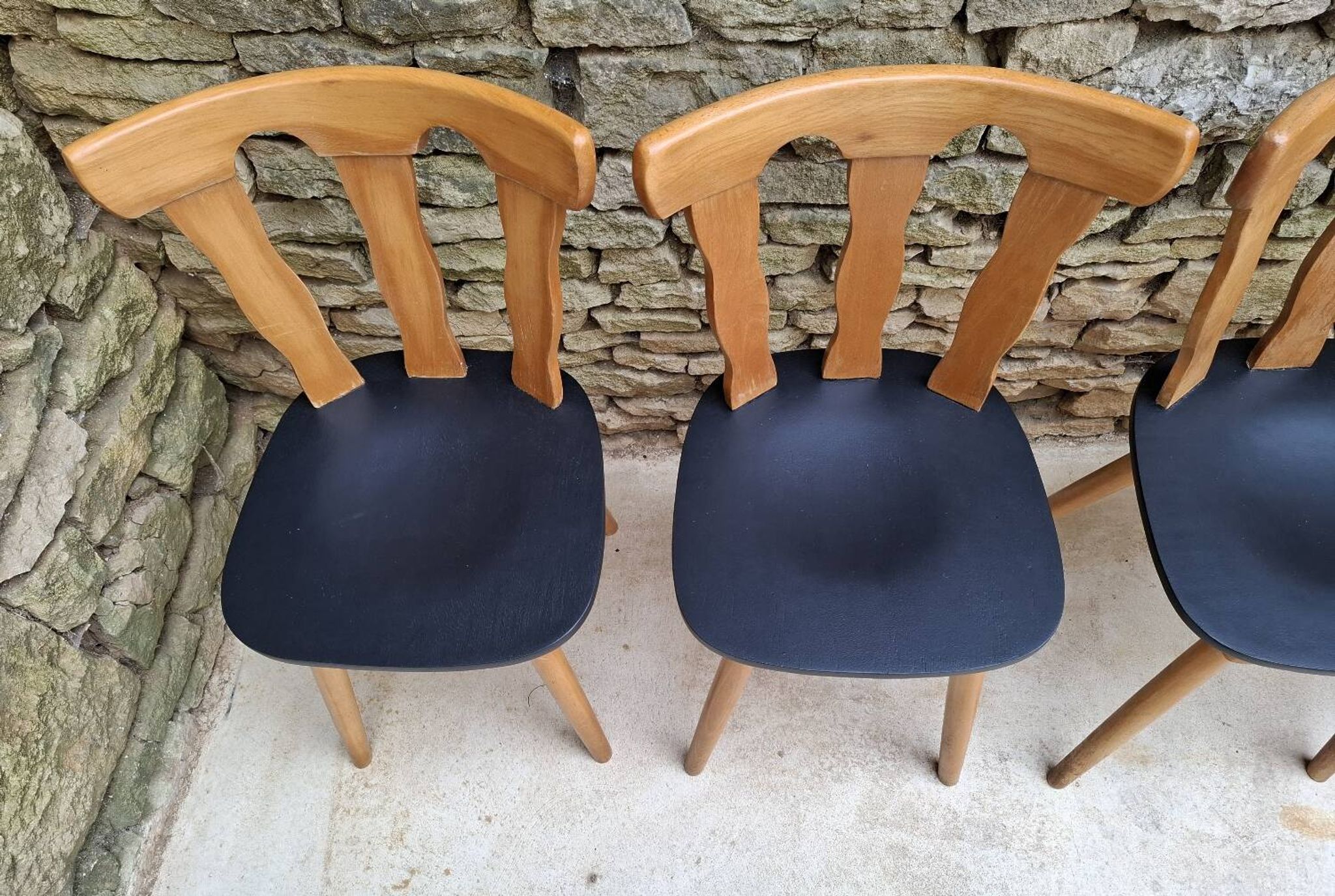 Set of 12 bistro chairs