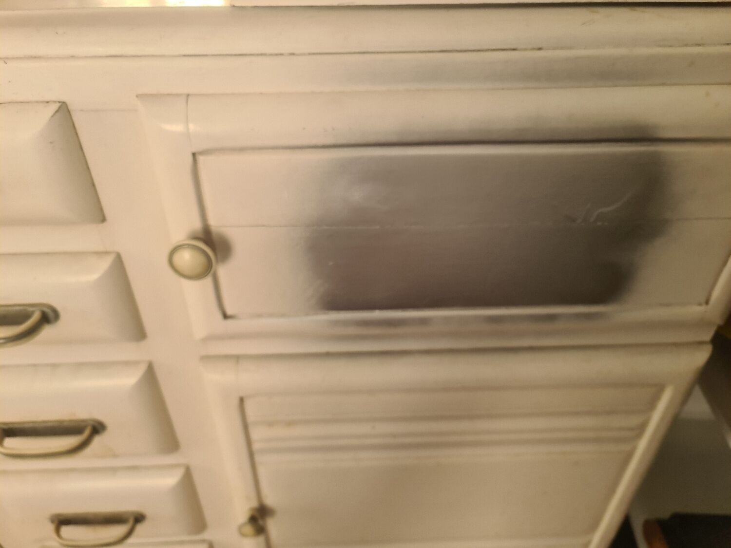 Buffet mado blanc vintage années 50 / 60