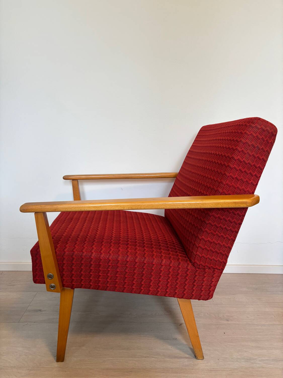 Fauteuil de salon vintage de Tchécoslovaquie des années 1970
