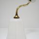 Art Deco porcelain opaline brass 30s