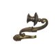 Antique bronze wall lamp, Germany, 1900s