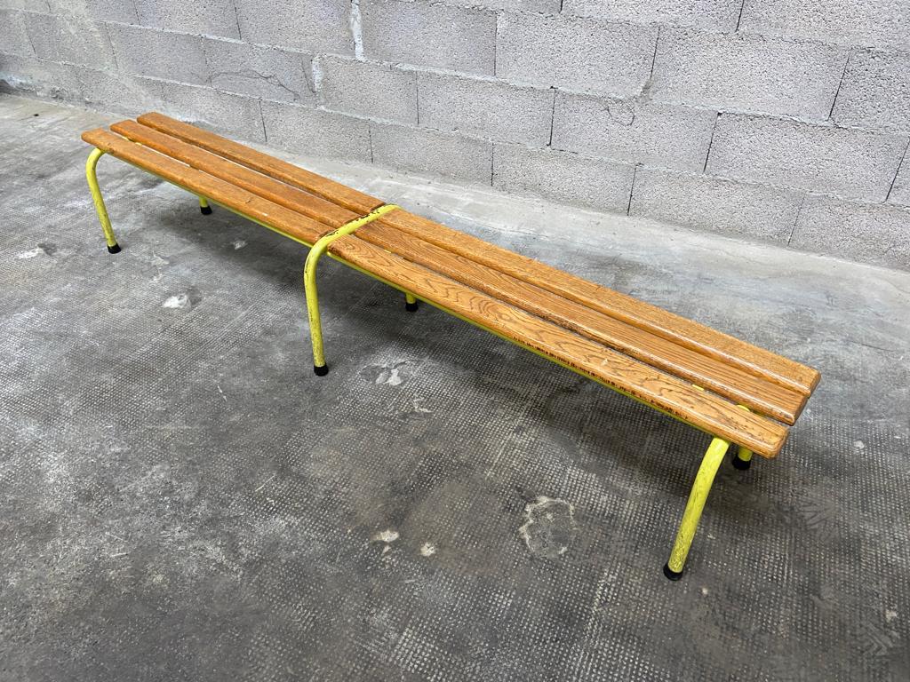 Vintage Mullca school bench