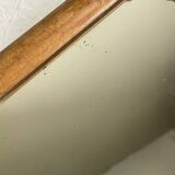 Early 20th Century Bamboo Style Turned Wood Hanging Mirror