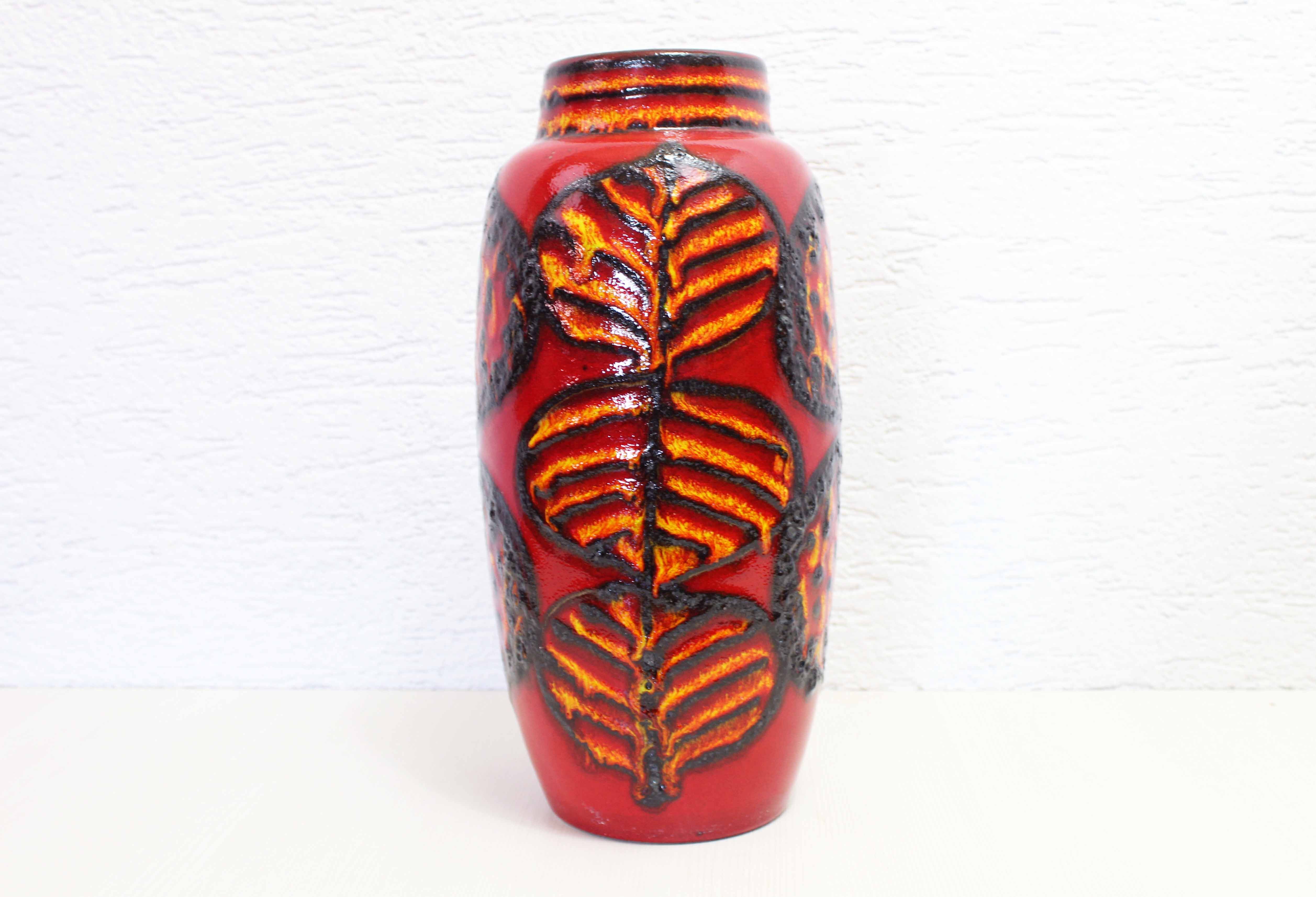 Vase west germany 70s