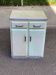 Meuble de cuisine buffet vintage années vert d'eau esprit mado