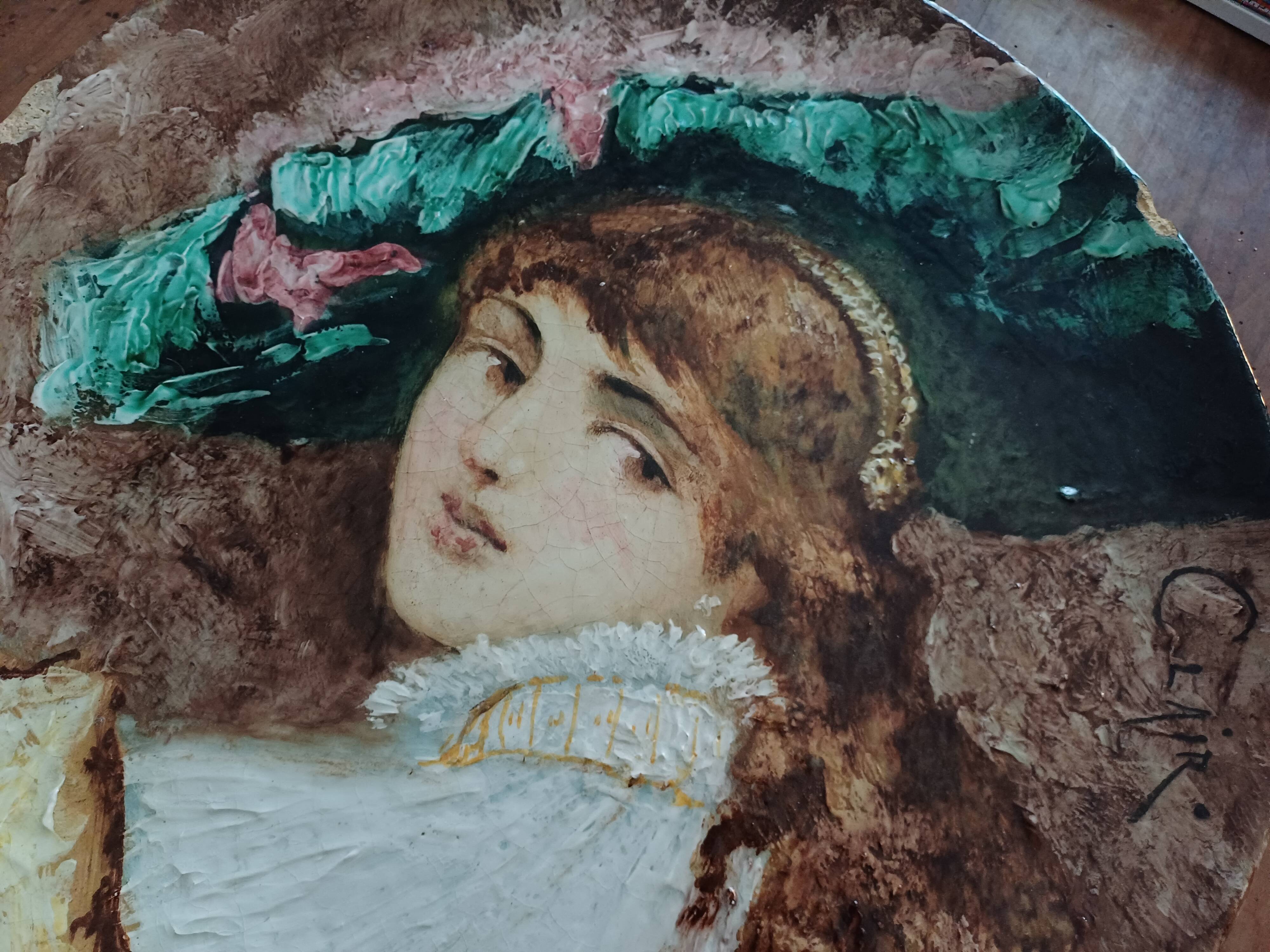 Dominique Grenet Barbotine "Gien" 1821-1885