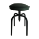 Industrial stool leatherette and steel