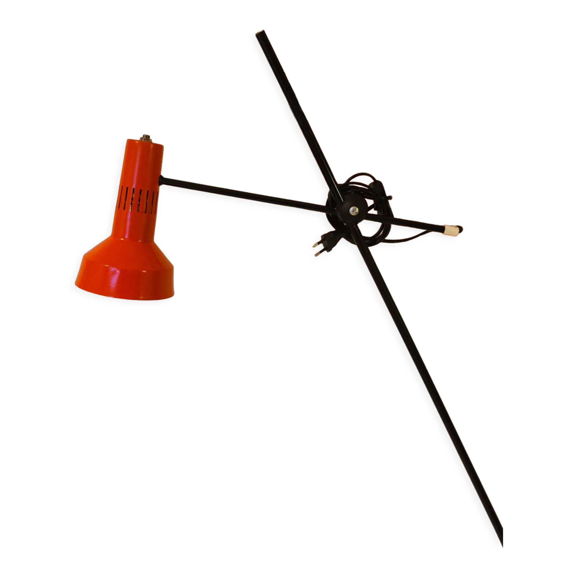 Vintage floor lamp straightener 1980