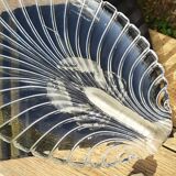 Vintage crystal dish with lobster decor