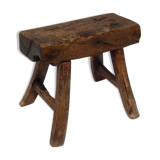 Small wood farm tabouret