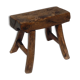 Tabouret de ferme petit bois