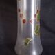 Vase rouleau Jugendstil en verre dépoli