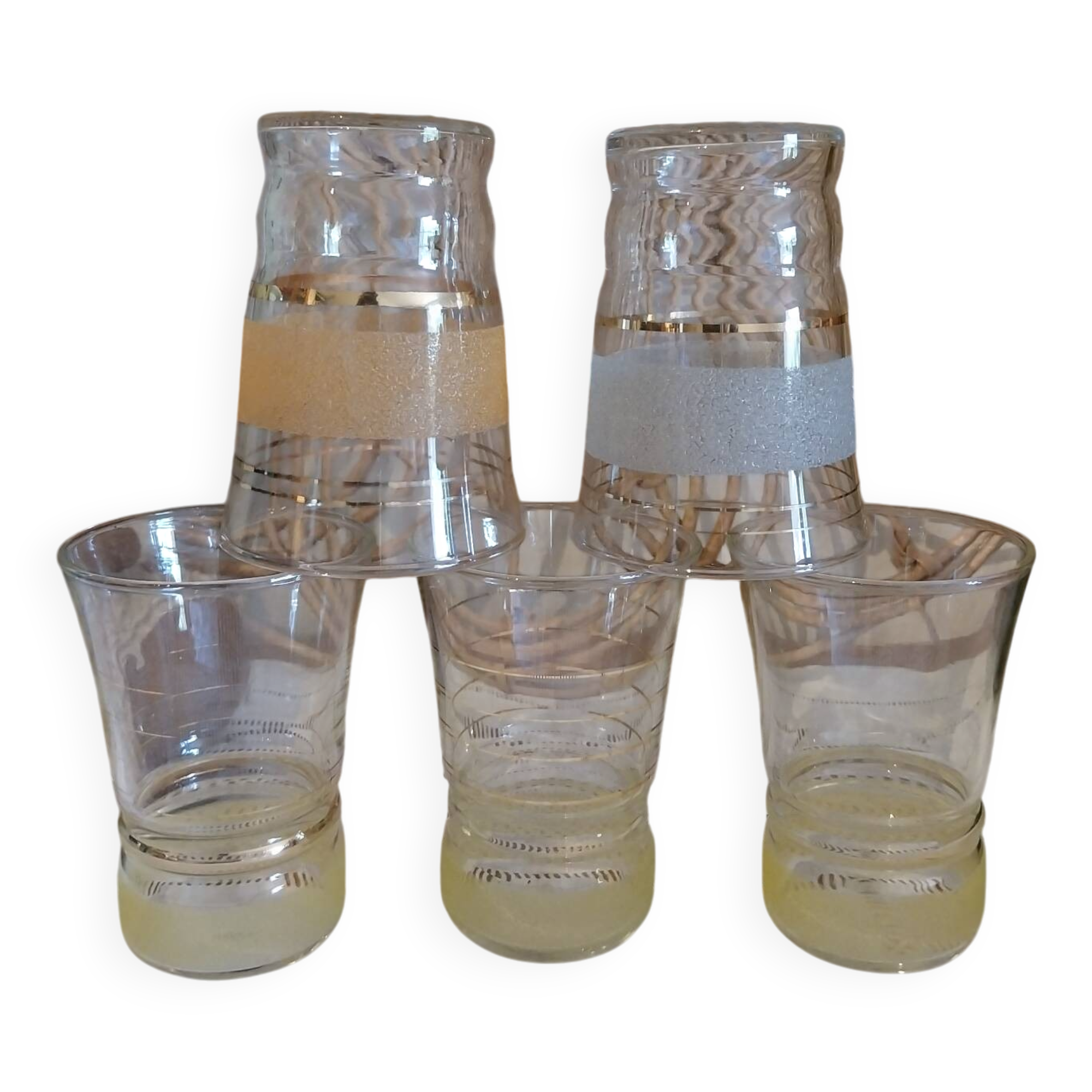 Vintage Granitas Water Glasses