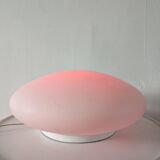 White opaline pebble lamp dlg Joseph André Motte