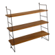 Wood and metal string shelves v