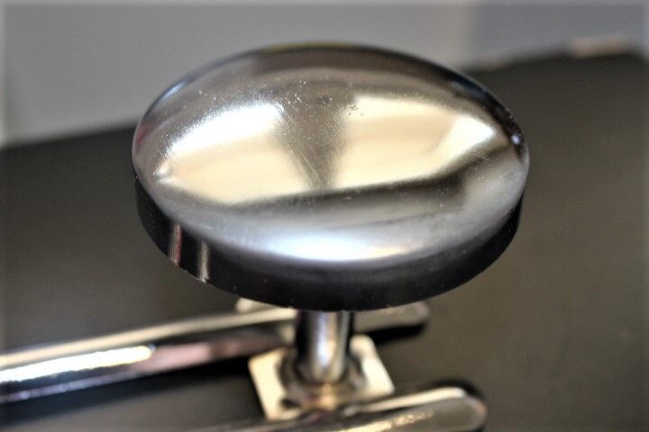 70s chrome wall coat rack