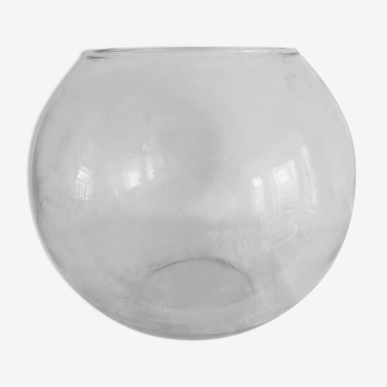 Vase boule en verre Laque Line