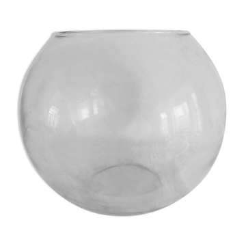 Vase boule en verre Laque Line