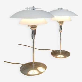 Paire de lampes vintage 1990