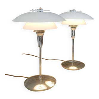 Paire de lampes vintage 1990