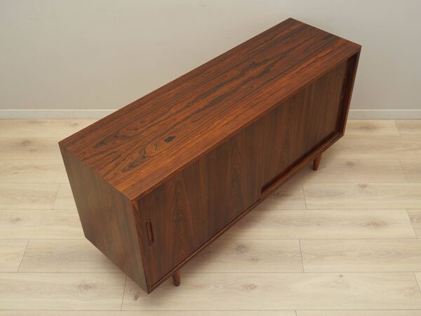 Cabinet en palissandre, design danois, années 1970, fabricant : Hundevad