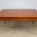 Vintage extendable teak dining table, 1960s