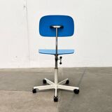 Mid-century Danish architect swivel office chair by Jørgen Rasmussen for Kevi, 1960s.